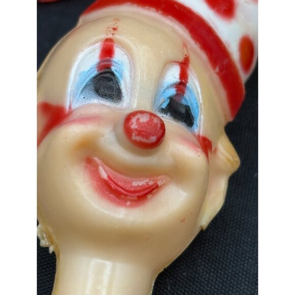 Vintage Wilton Clown Cake Toppers & Bell Molds Set Of 6 Plastic Decorations - Picture 9 of 12